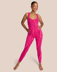 Bold Hot Pink Swirl