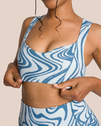 Ice Blue Swirl