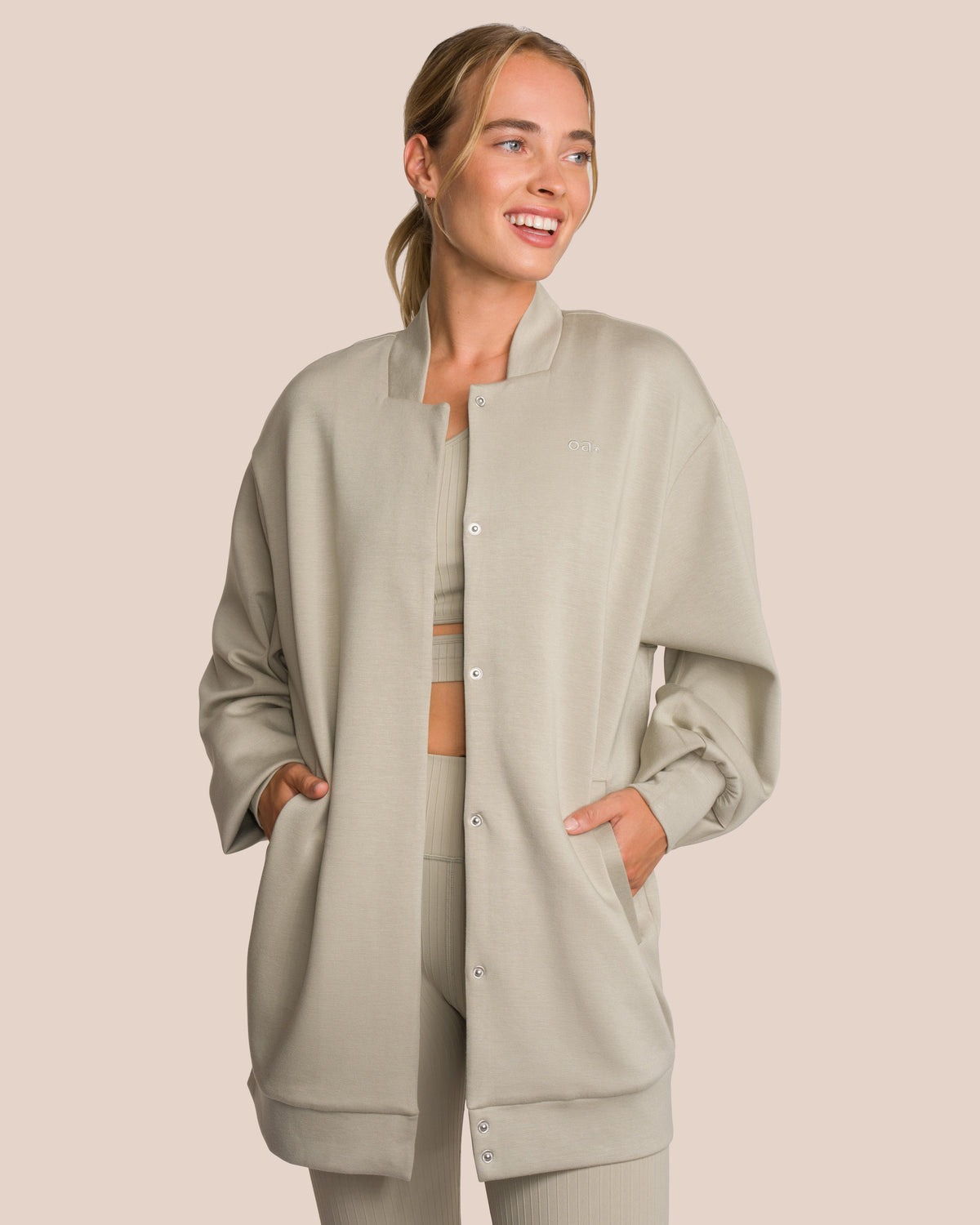 Elodie Bomber Jacket Set Deluxe - Tan