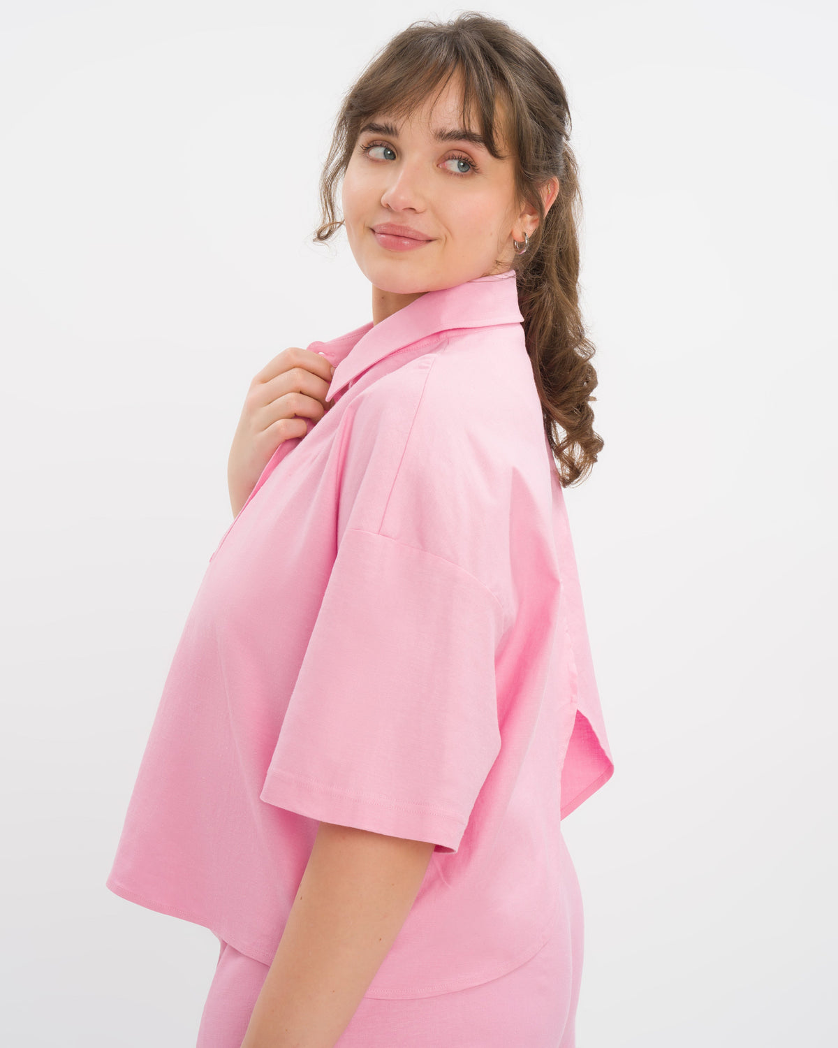 Lily Cropped Shirt
