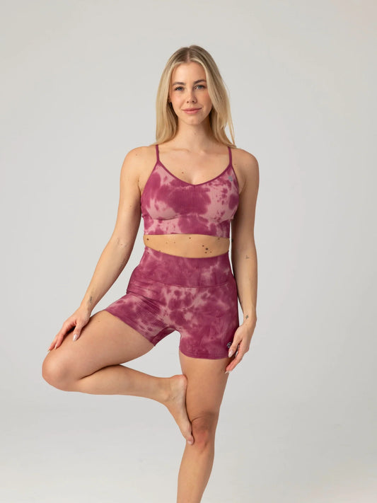 Maya Hotpant Set - Berry Bliss Tie Dye