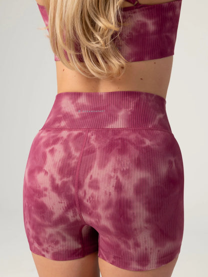 Maya Hotpant Set - Berry Bliss Tie Dye