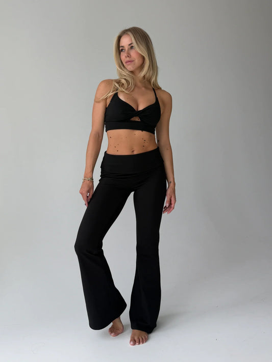 Nala Foldover Flared Pants