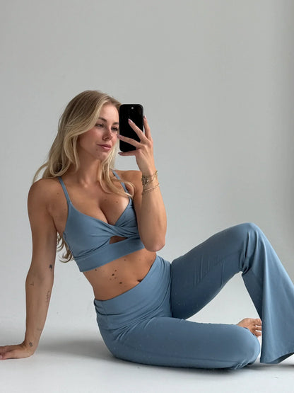 Nala Foldover Flared Pants