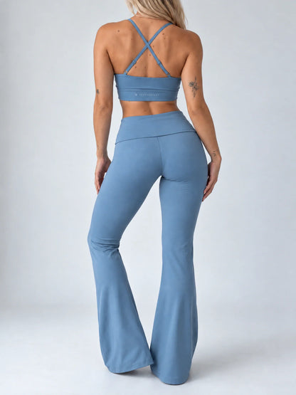 Nala Foldover Flared Pants